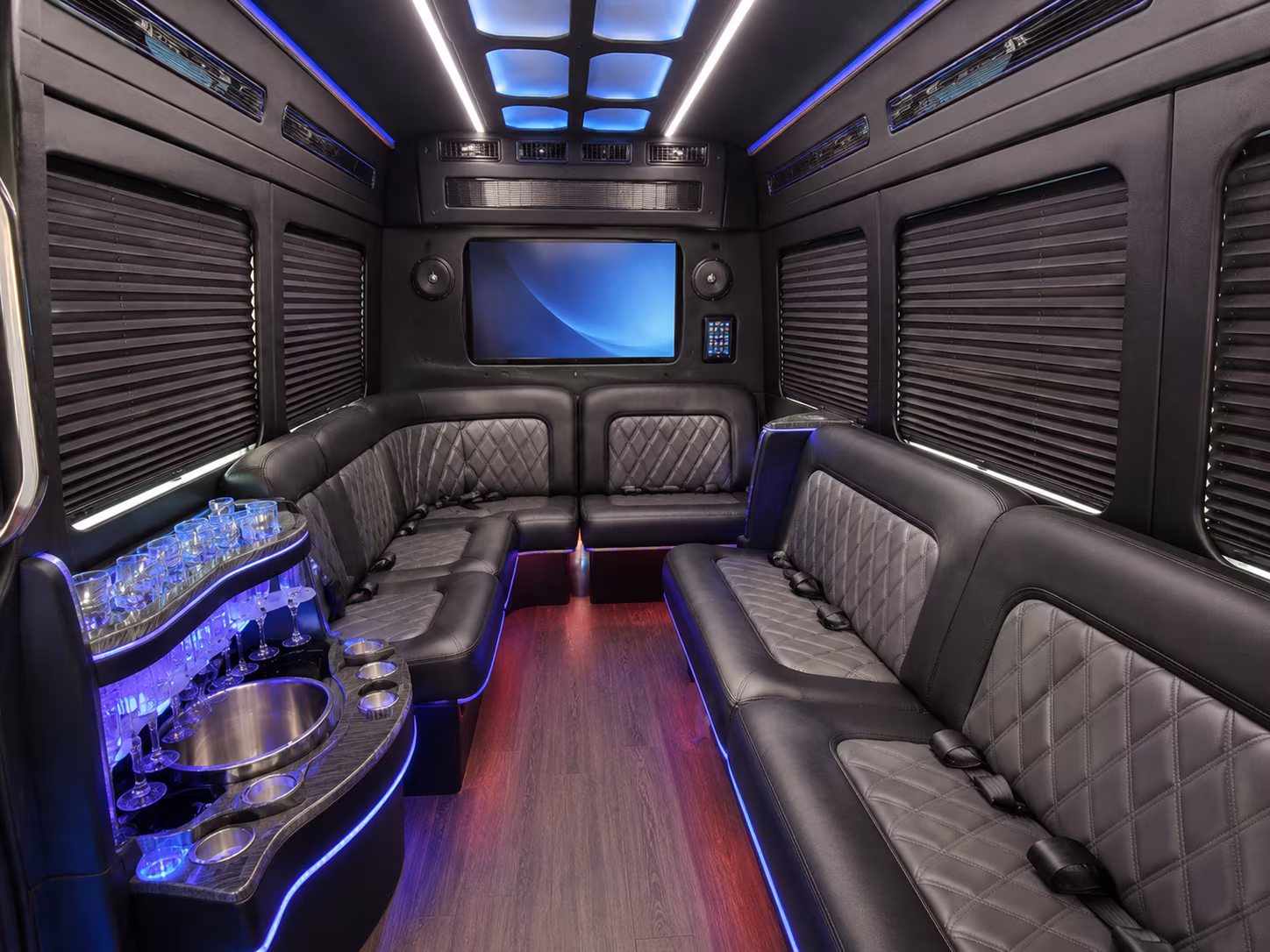 chino party bus interior